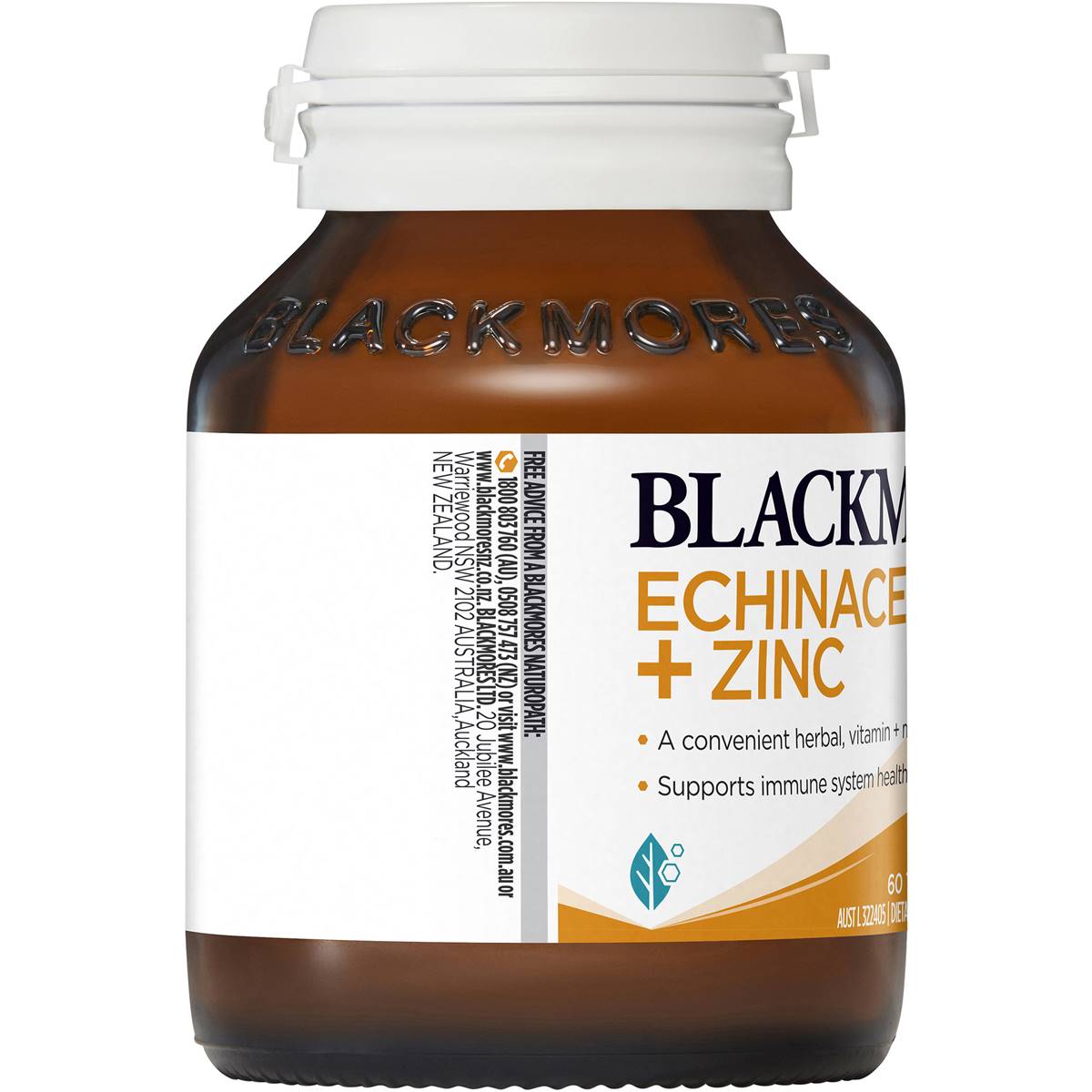 Blackmores Echinacea Ace + Zinc Vitamin C Immune Support Tablets 60 Pack The Australian Products