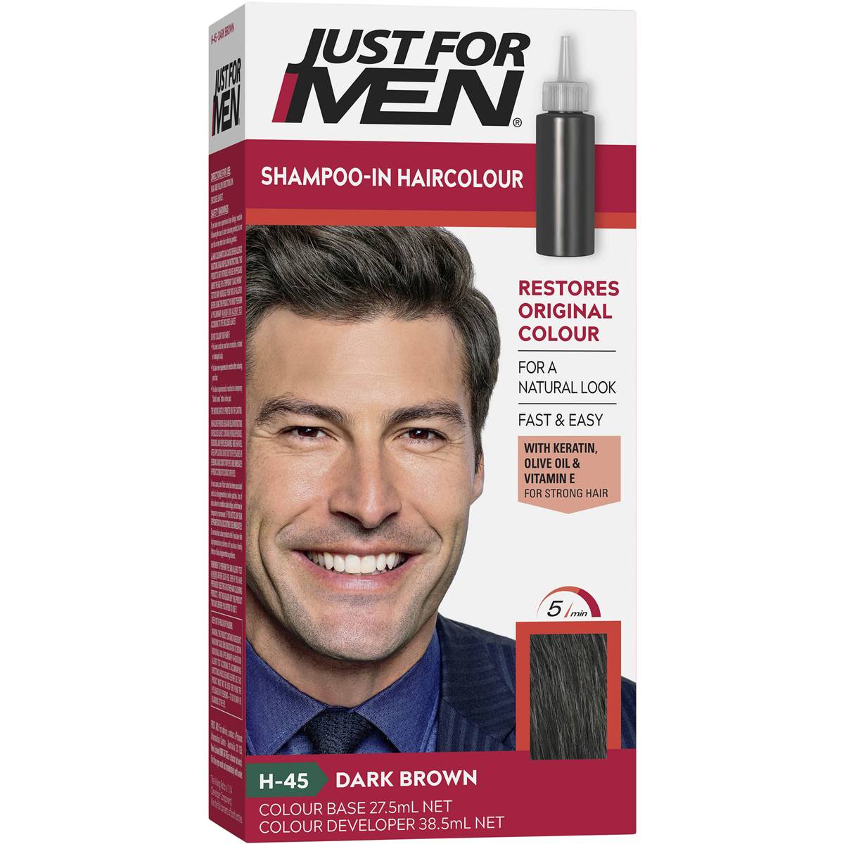 Just For Men Hair Colour Dark Brown 100g