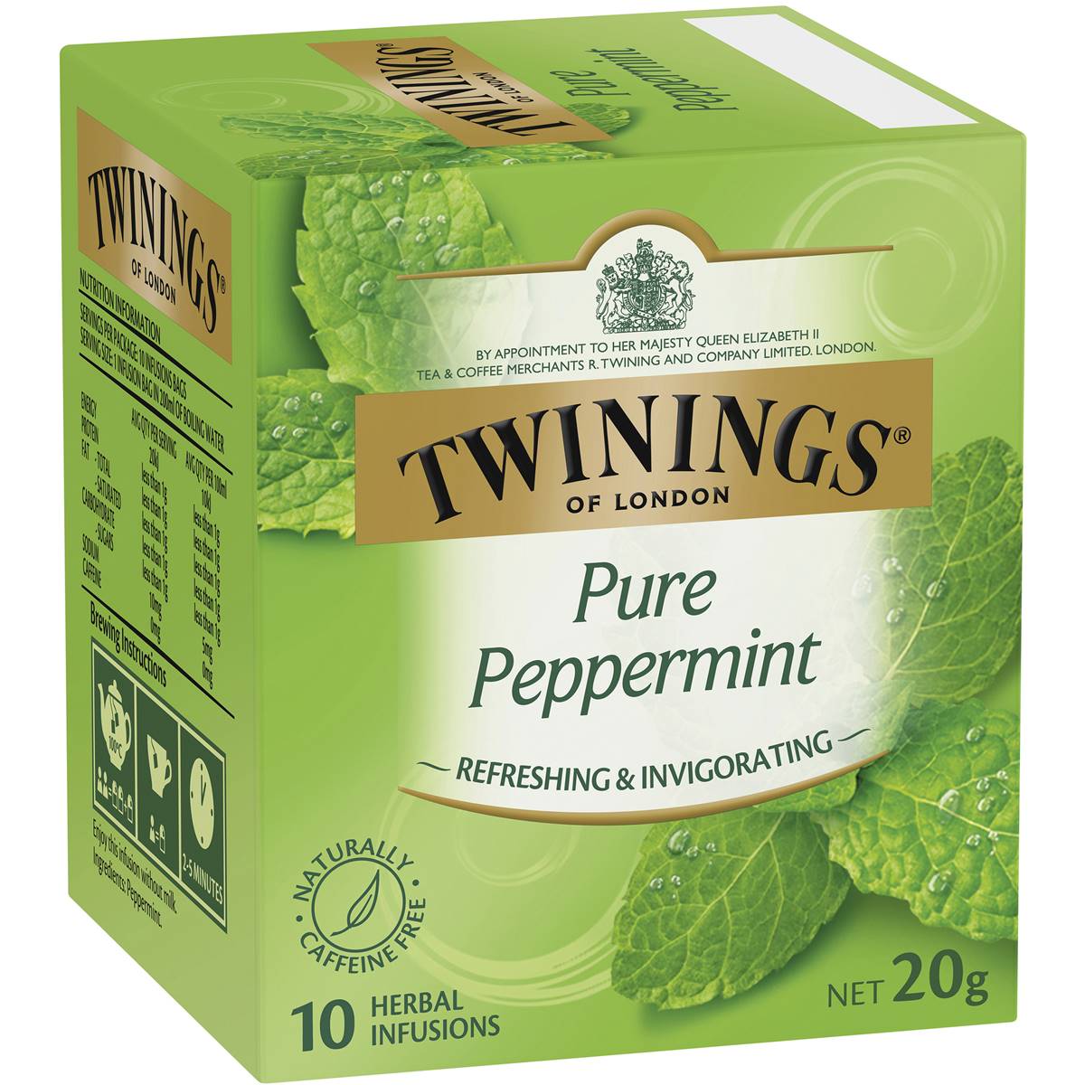 Twinings Pure Peppermint Tea Bags 10 Pack