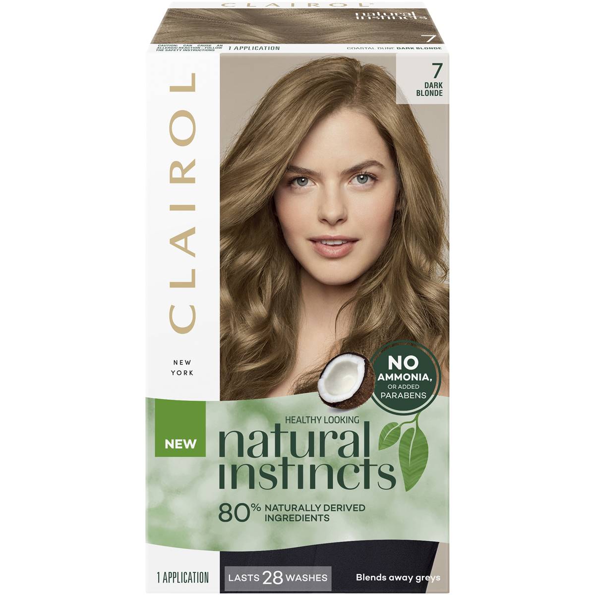 089139 Clairol Natural Instincts 7 Dark Blonde Each