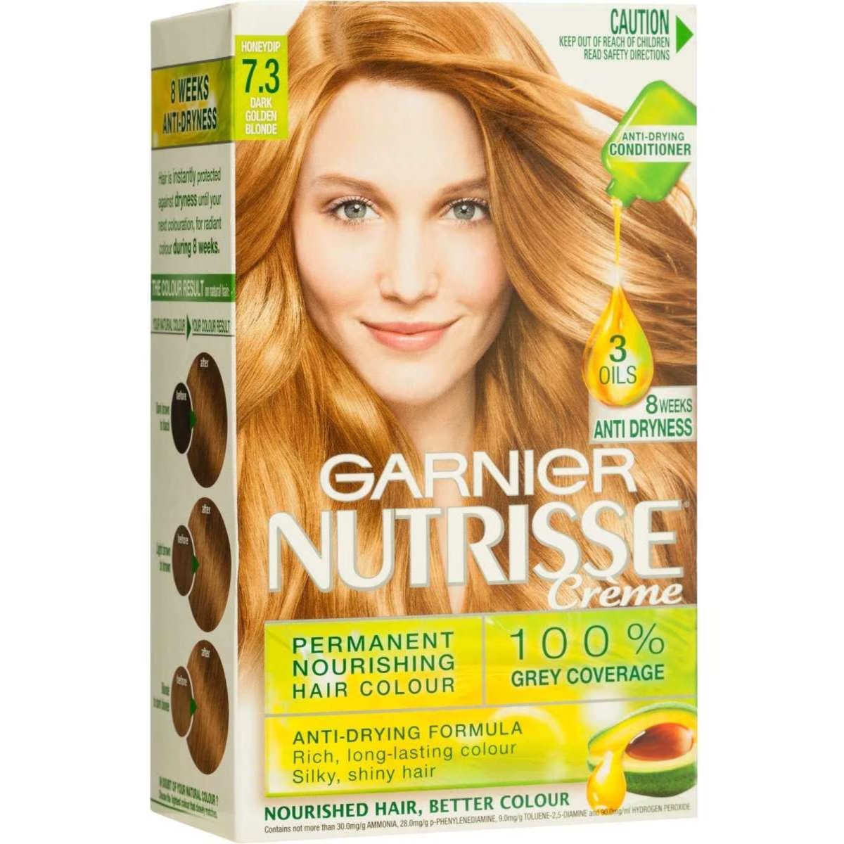 Garnier Nutrisse Permanent Hair Colour #7.3 - Honey Dip