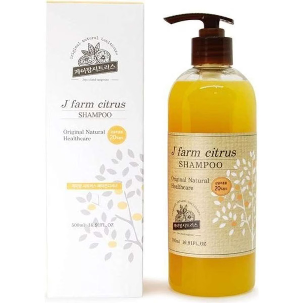 J' Farm Citrus Shampoo 500 ml Father's Day Gift