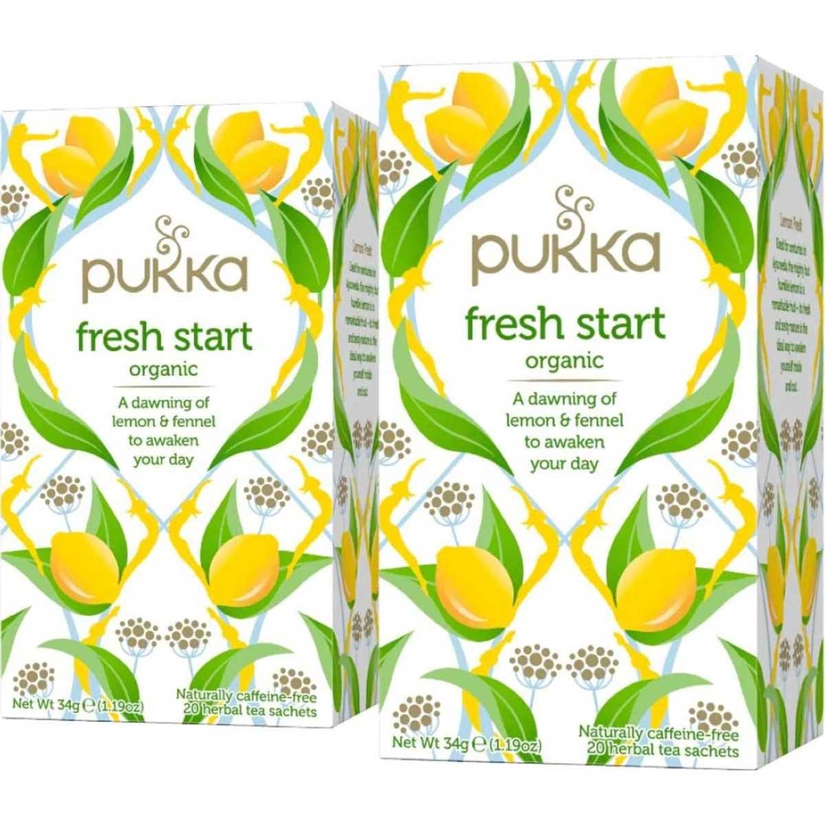 Pukka Herbs Fresh Start Tea Bags 2x20packs