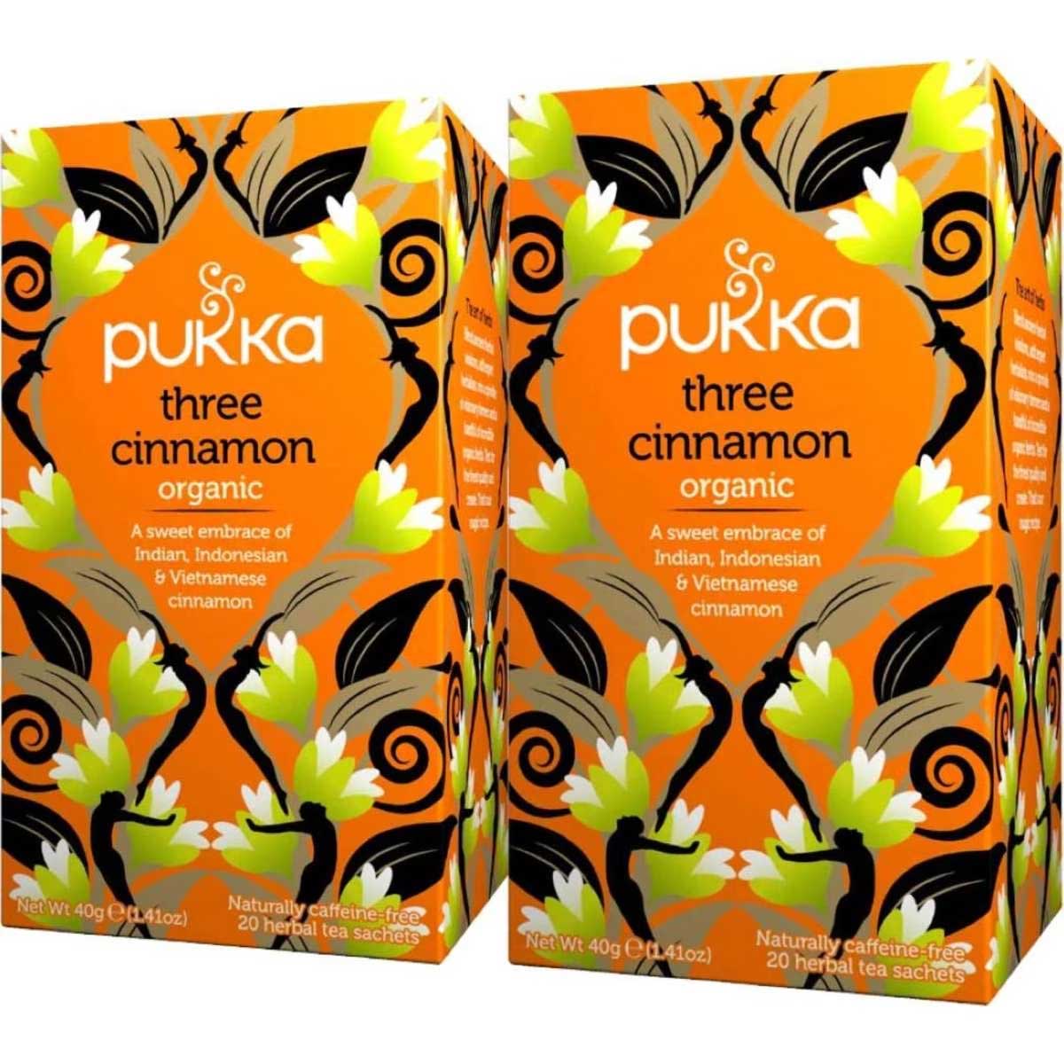 Pukka Herbs Three Cinnamon Tea Bags 2x20packs