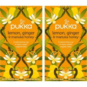 Pukka Herbs Lemon Ginger & Manuka Honey Tea 2x20packs