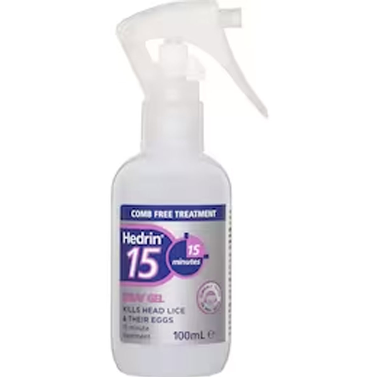 Hedrin Headlice & Egg 15 Spray Gel 100ml 6m+