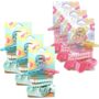 Hair Accessories Melrose Scrunchie & Spiral Ties w/ Clip Assorted 6x 7pc 11cm