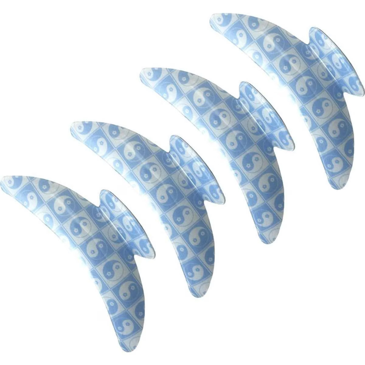 Hair Accessories Melrose Clip Printed Yin Yang Accessory 4PK 12.5cm