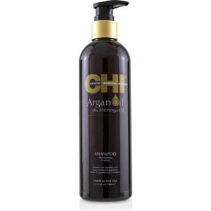 CHI Argan Oil Plus Moringa Oil Shampoo - Sulfate & Paraben Free 340ml/11.5oz