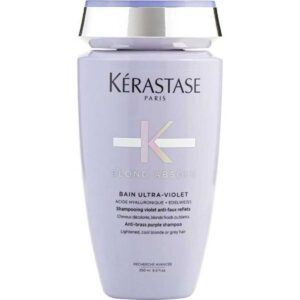 Kerastase Blond Absolu Bain Ultra-Violet Anti-Brass Purple Shampoo (Lightened, Cool Blonde or Grey Hair) 250ml/8.5oz