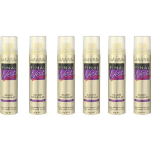 Final Net 6 x Hairspray Super Hold 50g Hair Styling