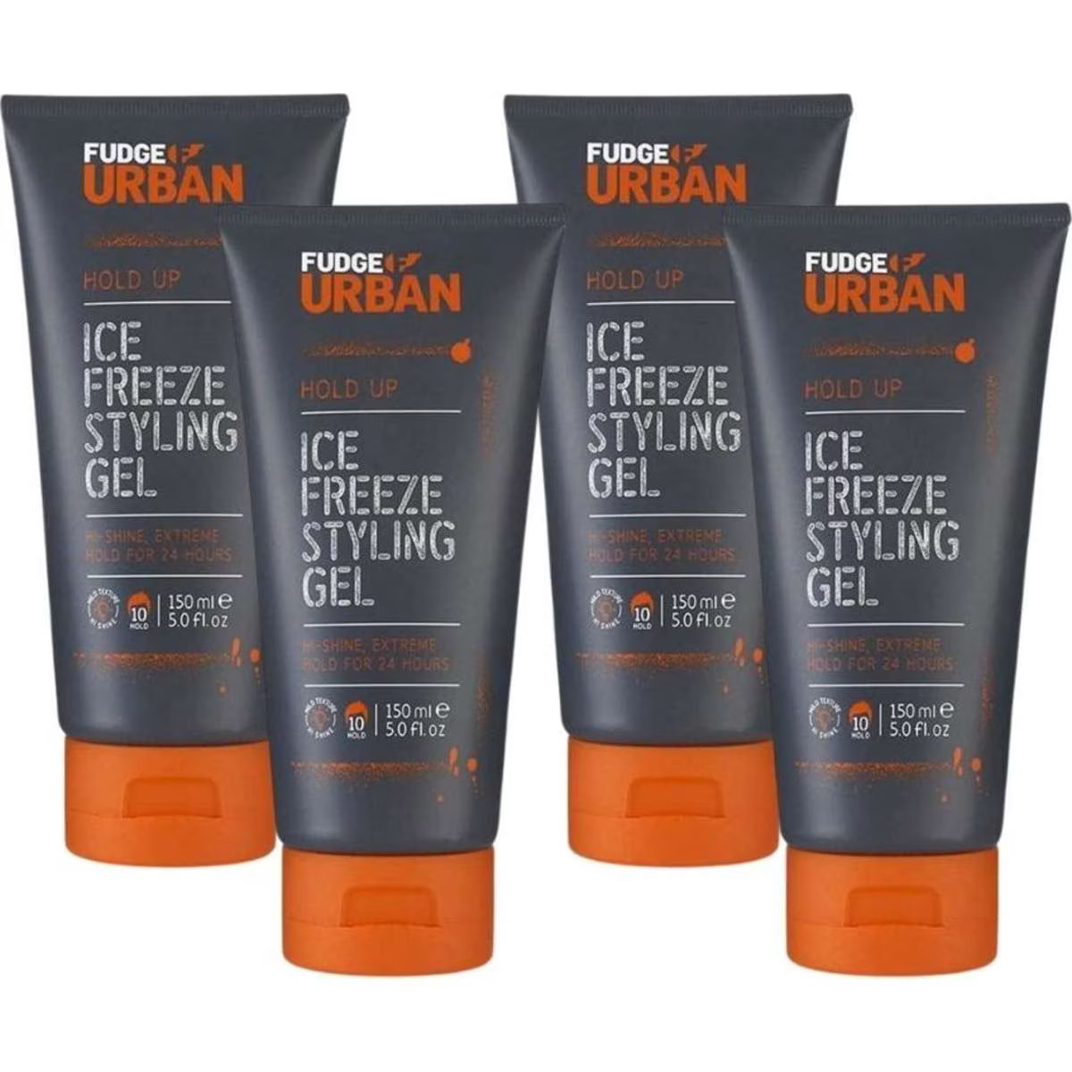 Fudge Urban Hold Up Ice Freeze Styling Gel Extreme 150mL x 4