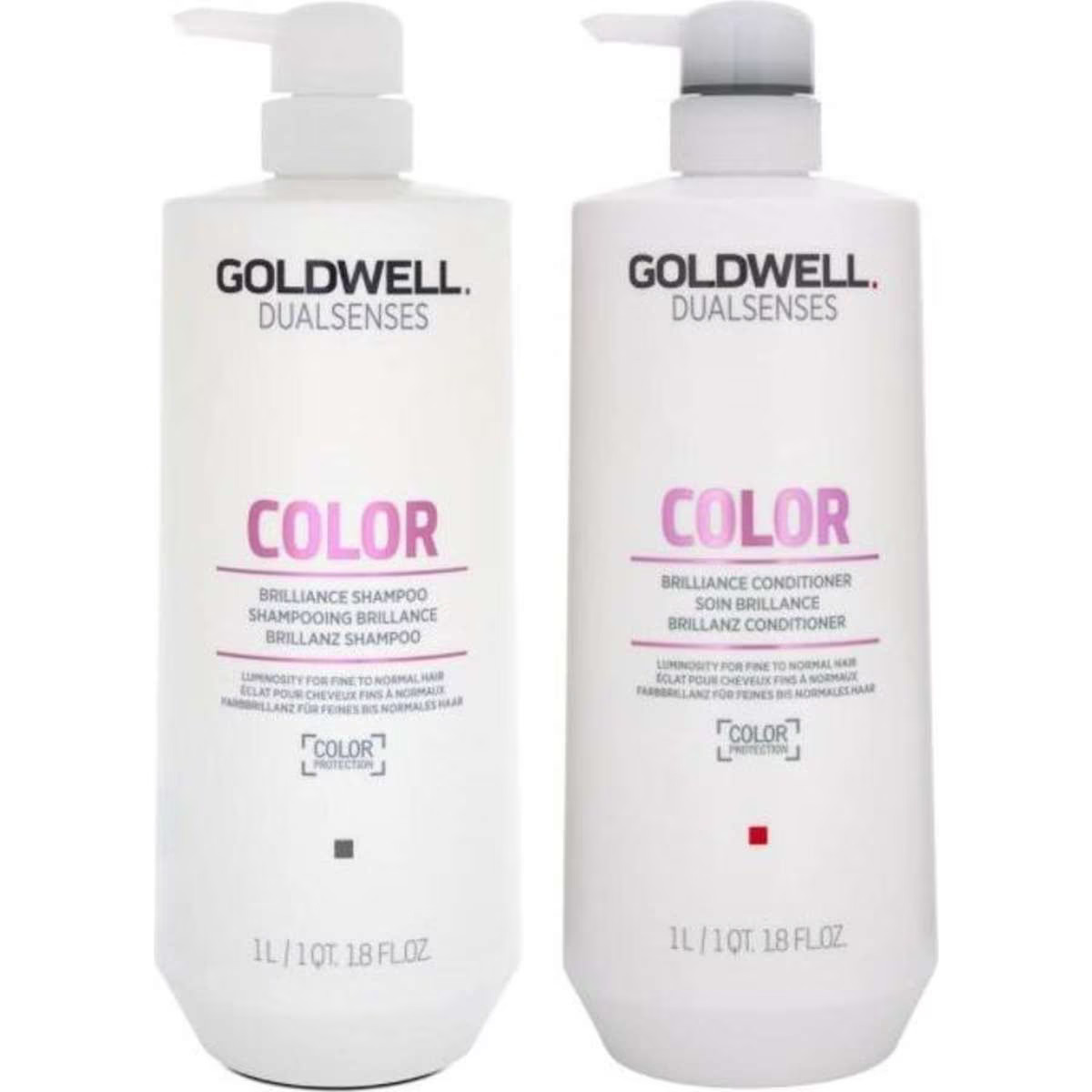 Goldwell Dualsenses Color Brilliance Shampoo & Conditioner 1 Litre Duo