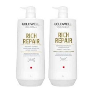 Goldwell Dualsenses Rich Repair Restoring Shampoo & Conditioner 1 Litre Duo