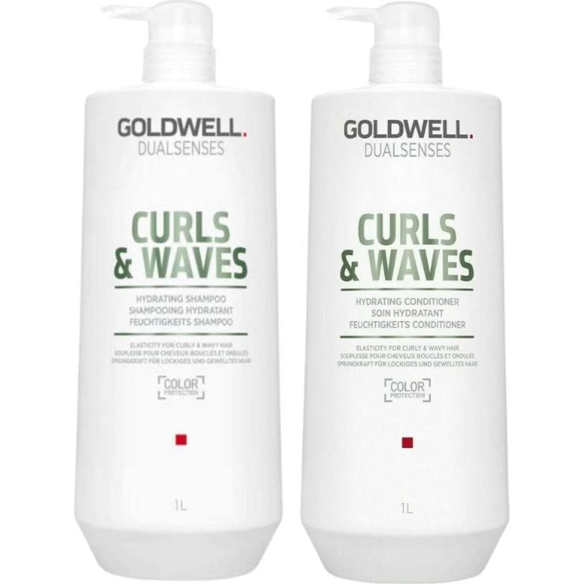 Goldwell Dualsenses Curls & Waves Hydrating Shampoo & Conditioner 1 Litre Duo