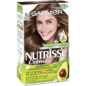 Garnier Nutrisse Permanent Hair Colour 6 Acorn Each