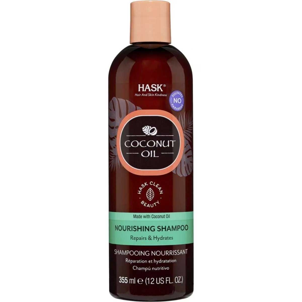 1074575364 HASK Coconut Oil Nourishing Shampoo 355ml