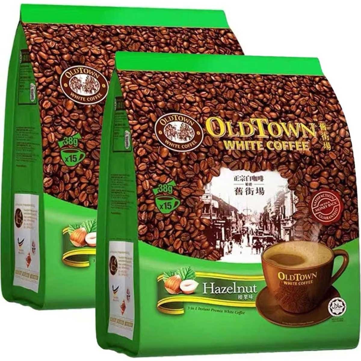 Old Town Authentic White Coffee with reduced sugar 15 bars 525g x 2Pack