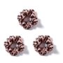Gioia Casa 3 Pack Standard Silk Scrunchie Pink Leopard