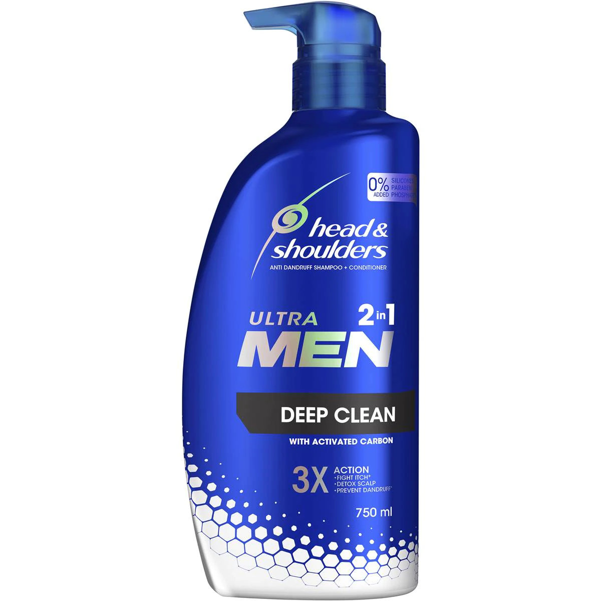 Head & Shoulders Ultra Men 2in1 Deep Clean Shampoo & Conditioner 750ml