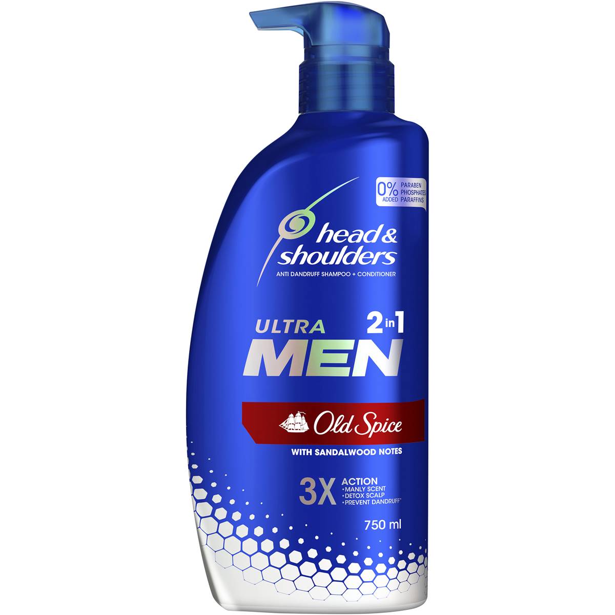 Head & Shoulders Ultra Men 2in1 Old Spice Shampoo & Conditioner 750ml