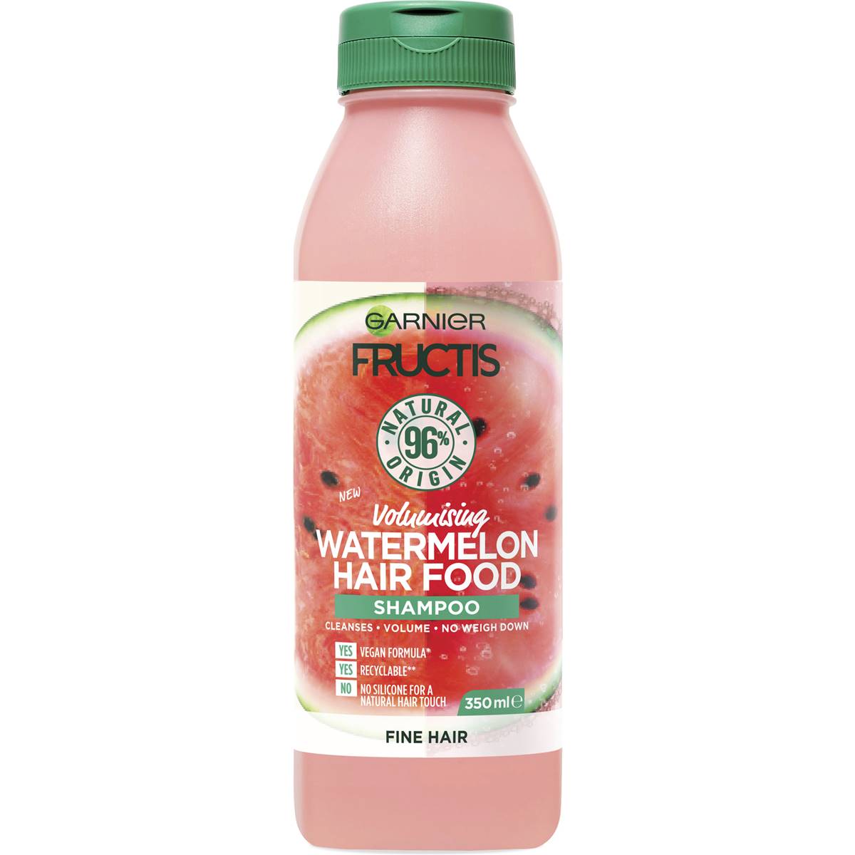 138032 Garnier Fructis Hair Food Volumising Watermelon Shampoo 350ml