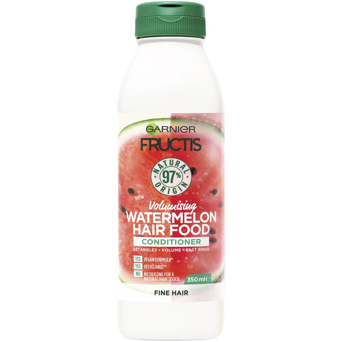 138033 Garnier Fructis Hair Food Volumising Watermelon Conditioner 350ml