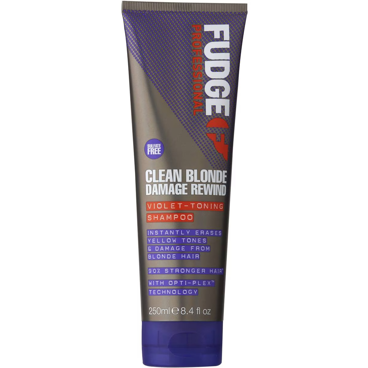 Fudge Professional Clean Blonde Damage Rewind Toning Purple Shampoo 250ml