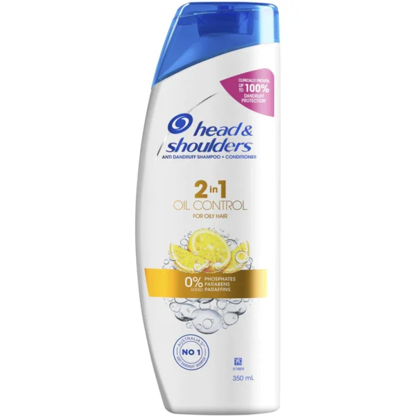Head & Shoulders Oil Control 2in1 Anti Dandruff Shampoo & Conditioner 350ml