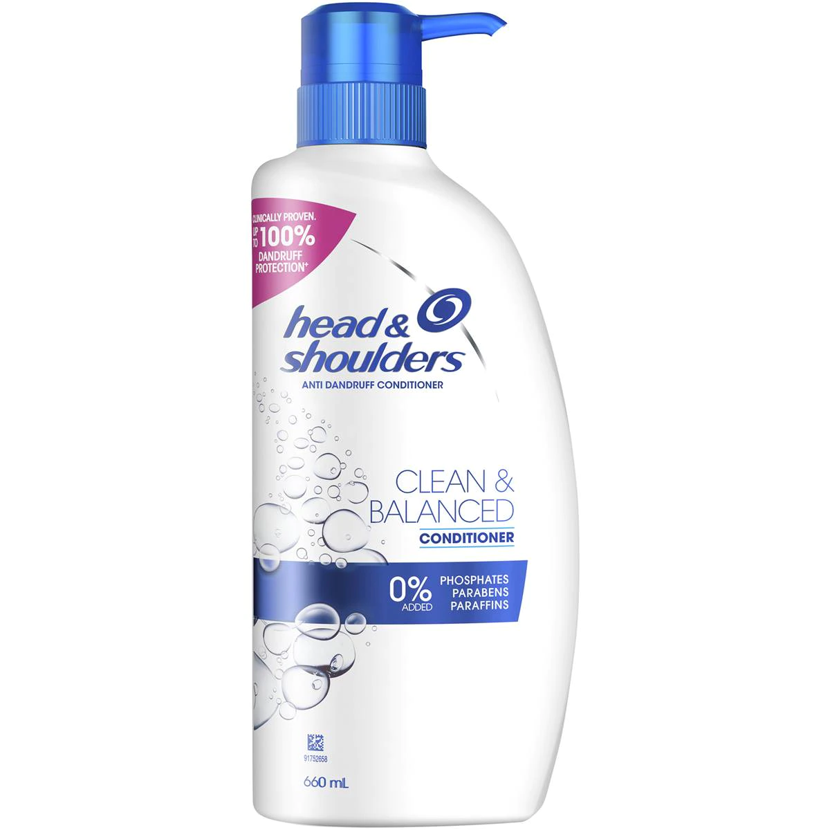 Head & Shoulders Clean & Balanced Anti Dandruff Conditioner For Clean Scalp 660ml