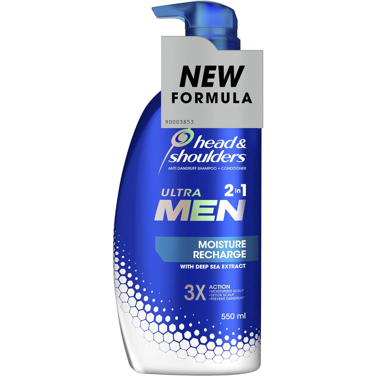 Head & Shoulders Ultra Men 2in1 Moisture Recharge Shampoo & Conditioner 550ml