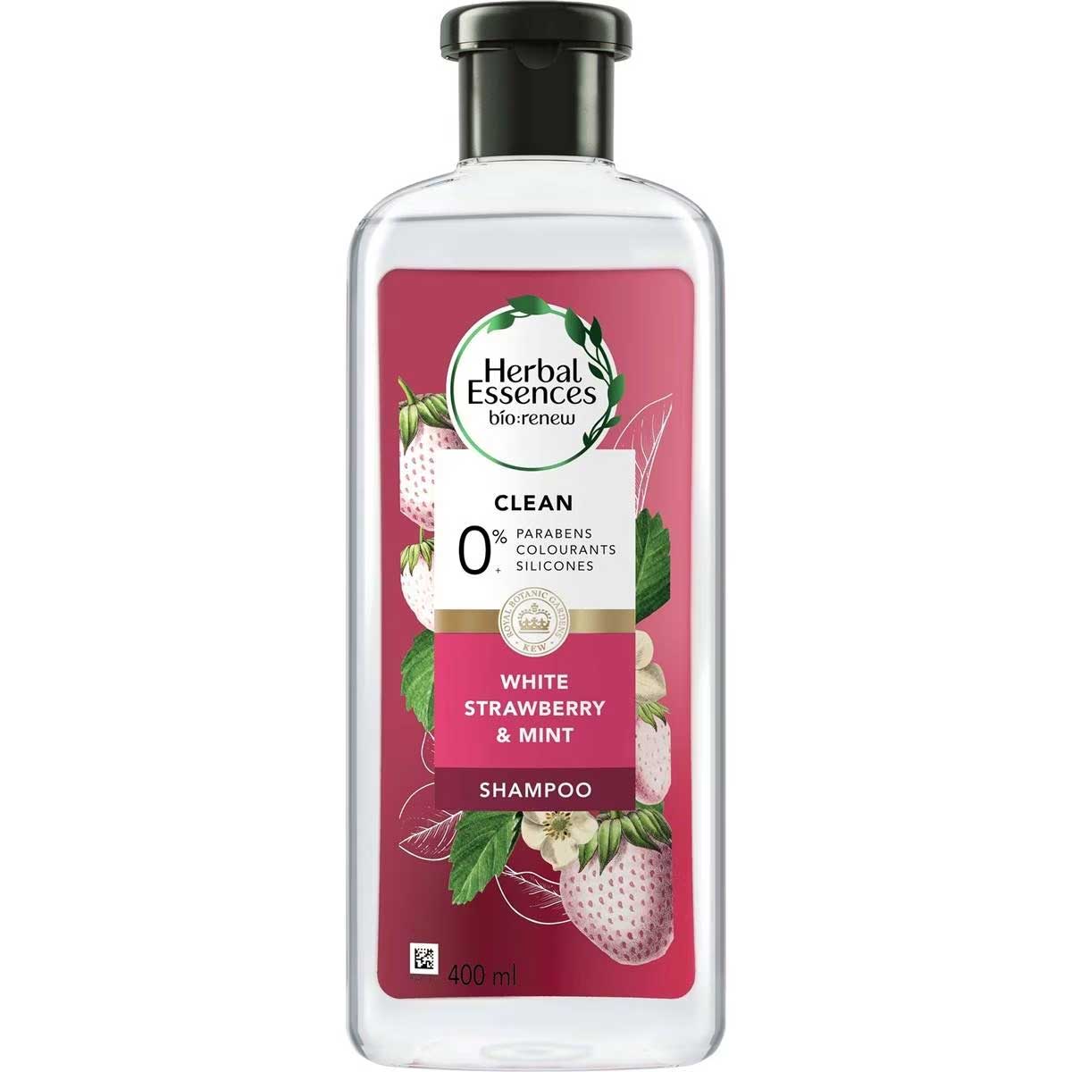 Herbal Essences Bio Renew White Strawberry & Mint Clean Shampoo 400ml