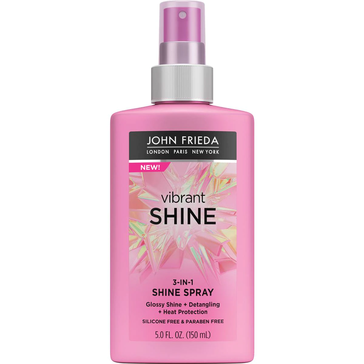 John Frieda Vibrant Shine 3-in-1 Hair Shine Spray 150ml