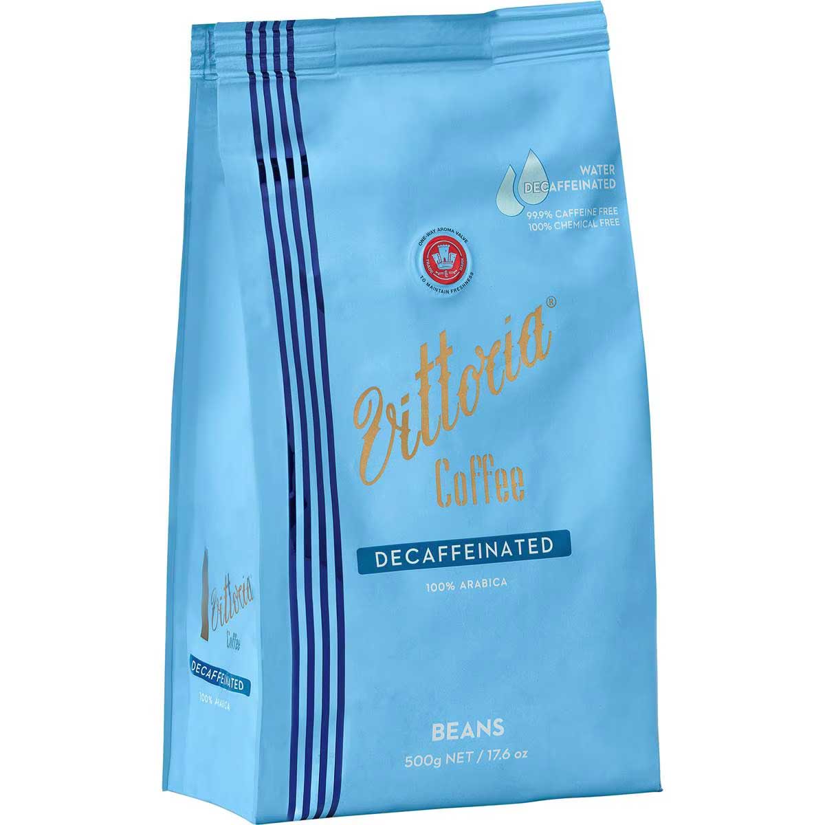 Vittoria Coffee Decaffeinated Coffee Beans 500g The Australian Products