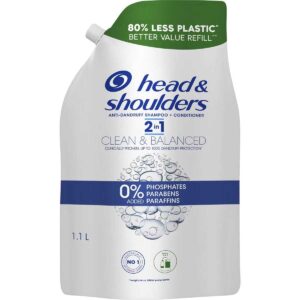 Head & Shoulders Clean & Balanced Refill 2in1 1.1l