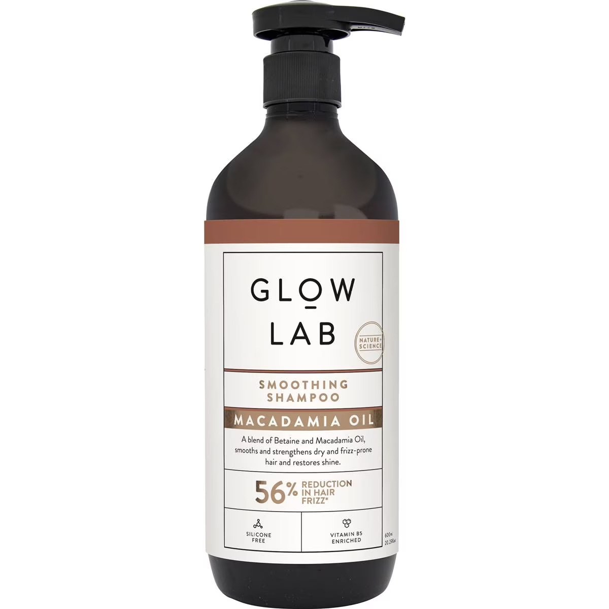 268655 Glow Lab Soothing Shampoo Macadamia Oil 600ml