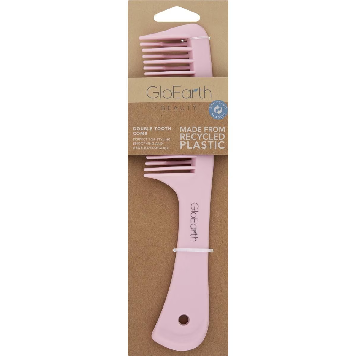 Gloearth Recycled Pet Double Tooth Comb Each