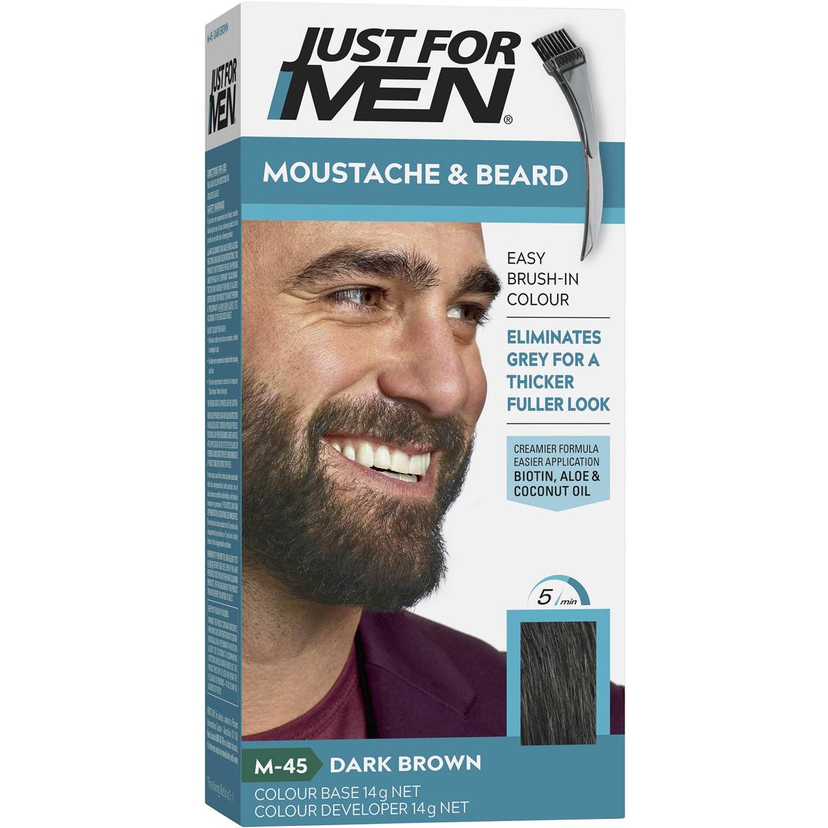 Just For Men Moustache & Beard Dark Brown 70g