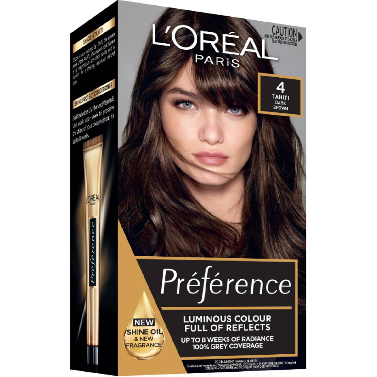 L'oreal Paris Preference 4 Tahiti Dark Brown Each