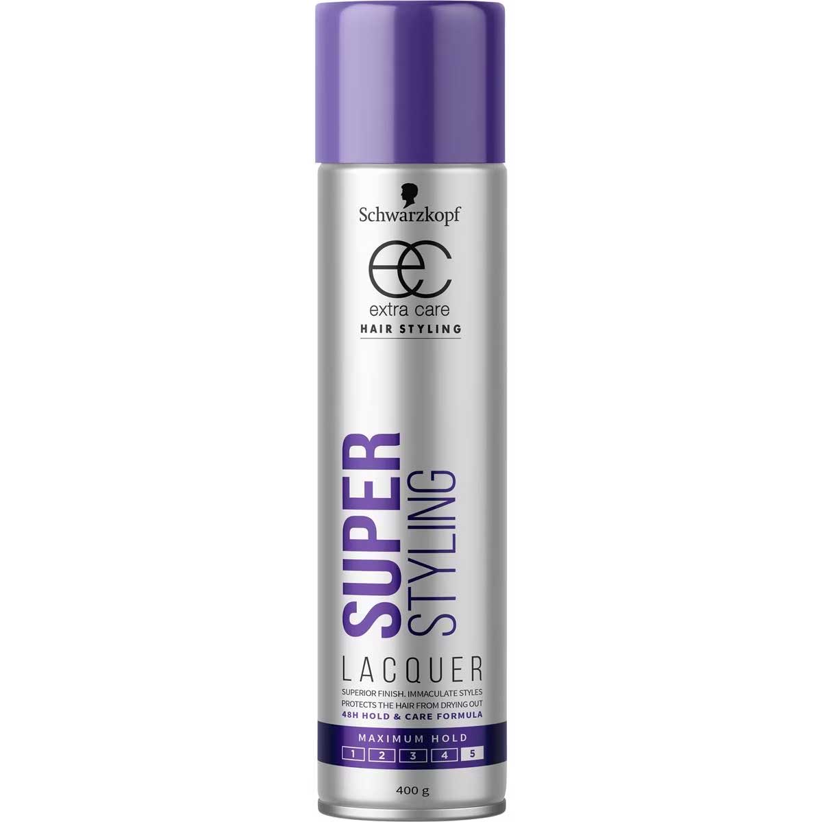 Schwarzkopf Extra Care Super Styling Lacquer Hairspray 400g
