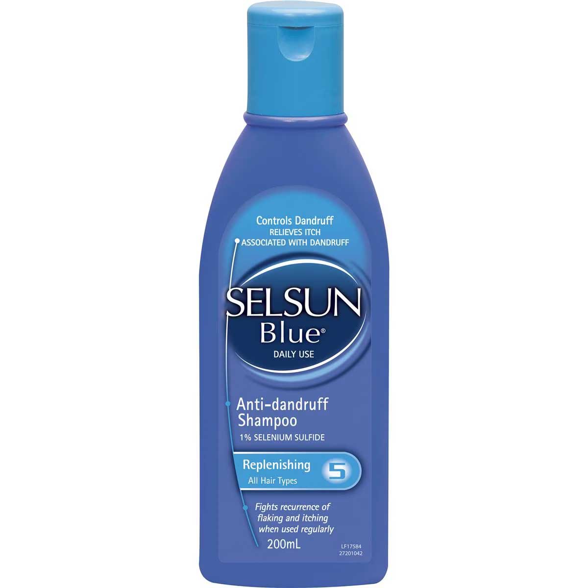 027084 Selsun Blue Anti Dandruff Shampoo Replenishing 200ml