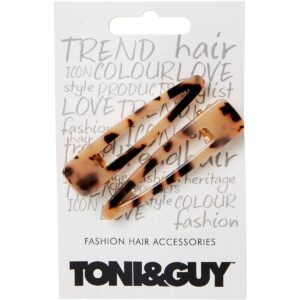 Toni & Guy Acrylic Hair Clips Assorted 2 Pack