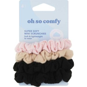 Oh So Comfy Mini Scrunchies 4 Pack