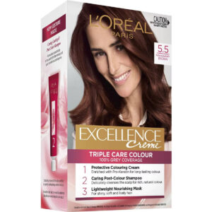 L'oreal Excellence Creme Hair Colour 5.5 Mahogany Brown Each