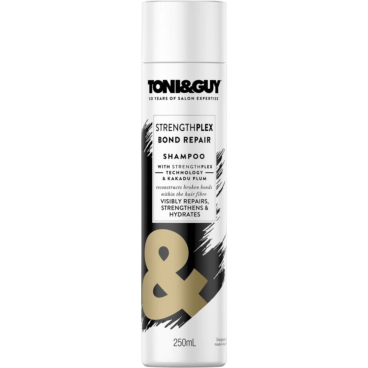 075678 Toni & Guy Strength Plex Bond Repair Shampoo 250ml