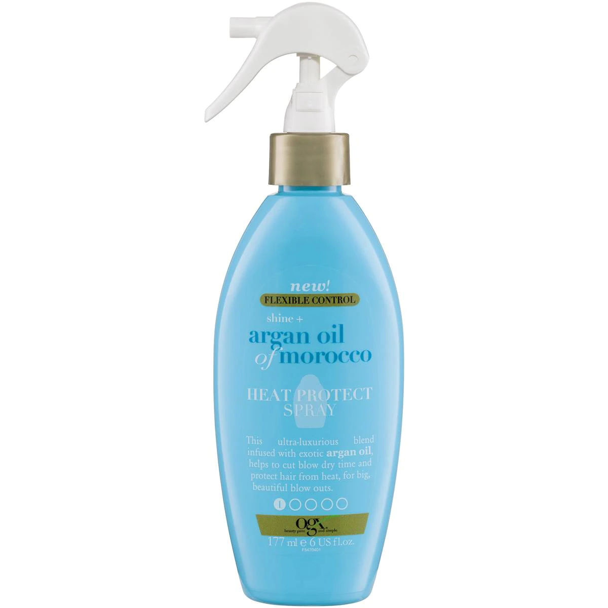 Ogx Argan Oil Heat Protect Hair Spray For Heat Styled Hair 177ml