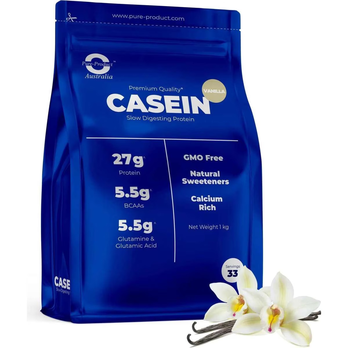 Pure Product Australia Micellar Casein Vanilla 1000g