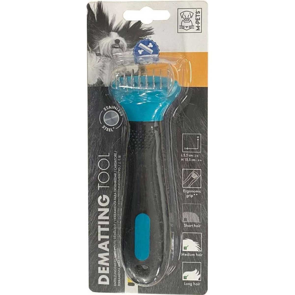 M-Pets Dematting Dog Pet Hair Tool