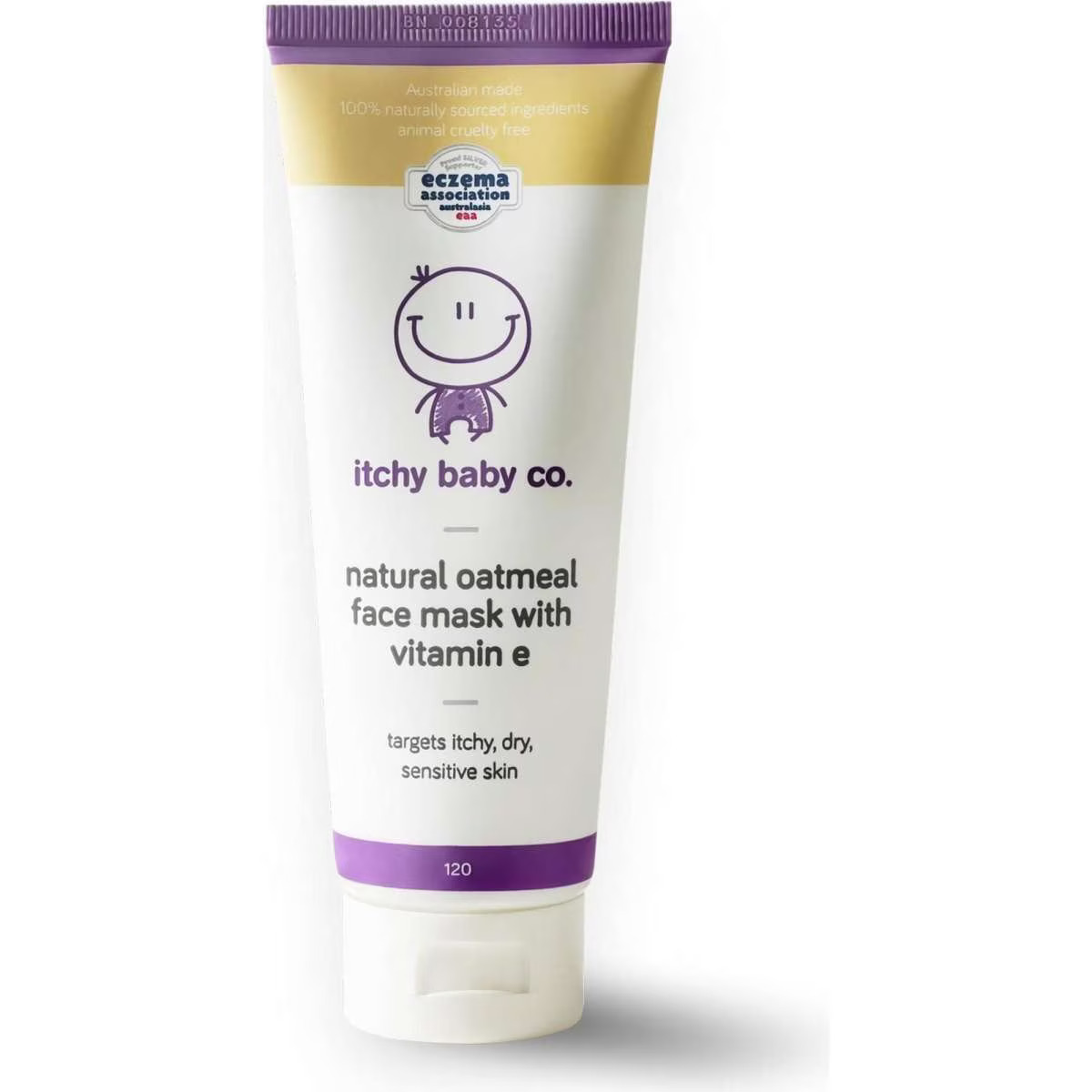 Itchy Baby Co. Face Mask Natural Oatmeal With Vitamin E 120g