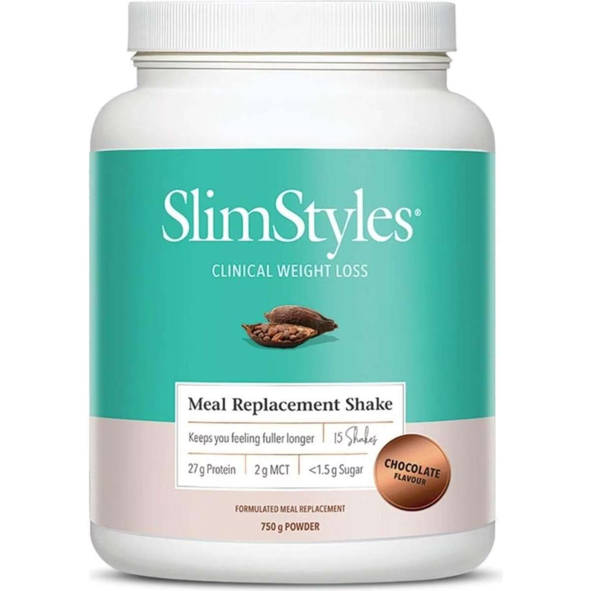 1073844481 Slimstyles Meal Replacement Shake Chocolate 750g